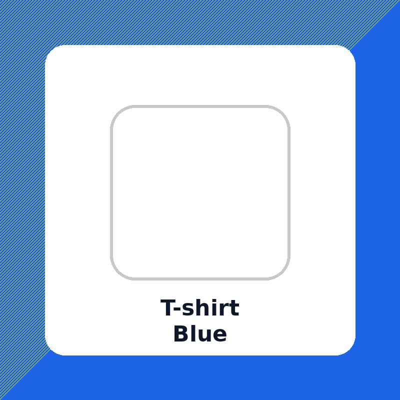 T-shirt, Color: Blue